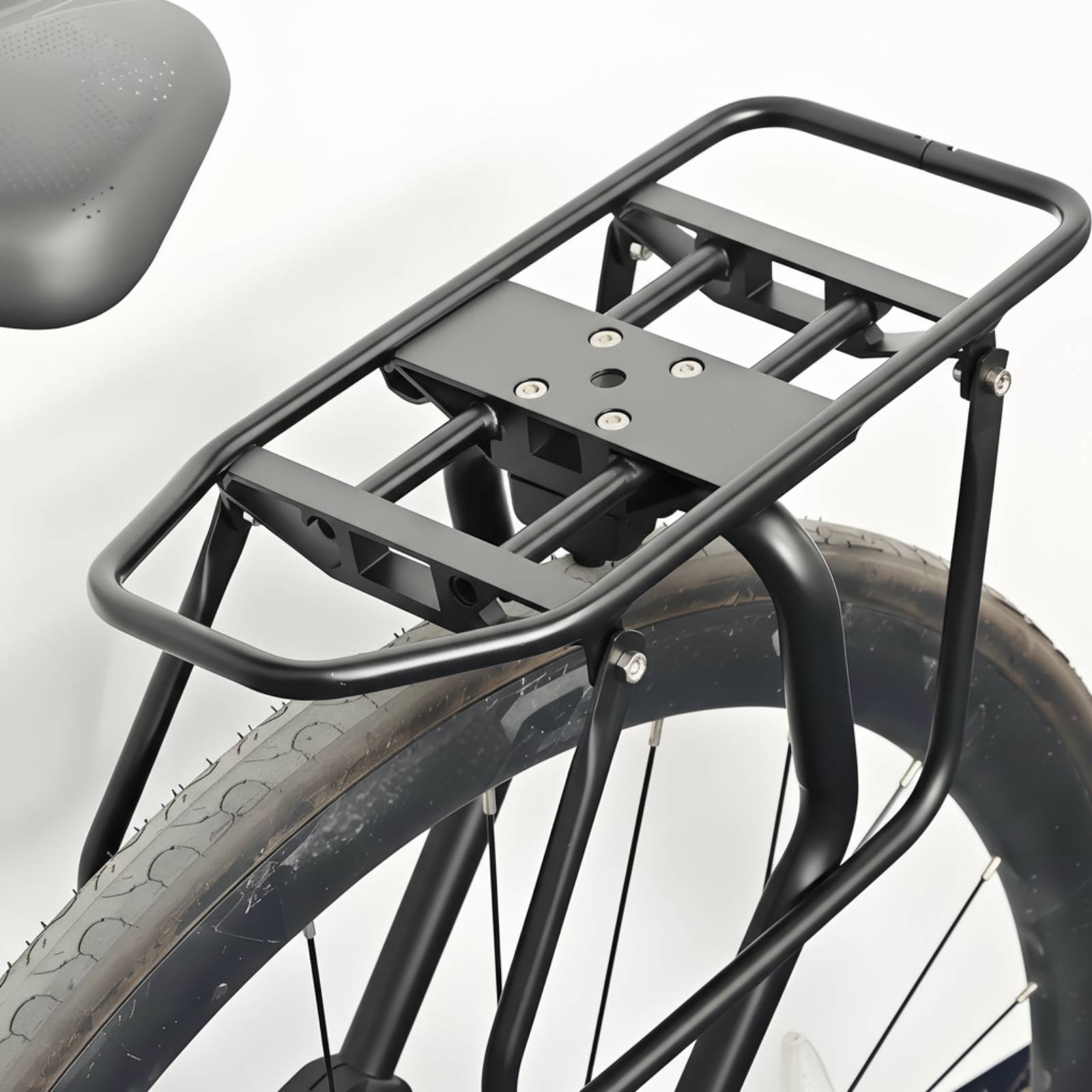 Commuter Cycling - Lekki aluminiowy bagażnik rowerowy na tylne