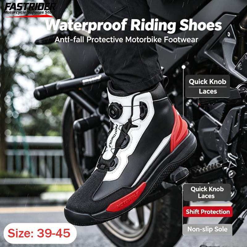 Cycling Commute Shoes - Męskie buty rowerowe wodoodporne skórzane buty