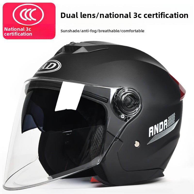 Commuting With Road Bike - Kask motocyklowy dla dorosłych z podwójną