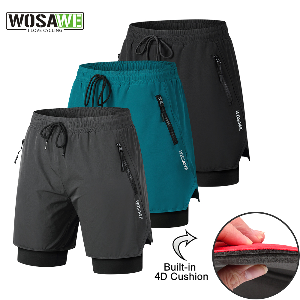 Cycling Commuter Pants - WOSAWE MTB Spodenki letnie męskie Spodenki