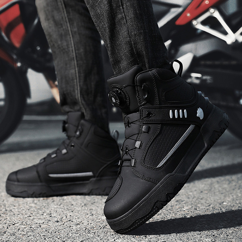 Cycling Commute Shoes - Męskie buty motocyklowe, wodoodporne buty do
