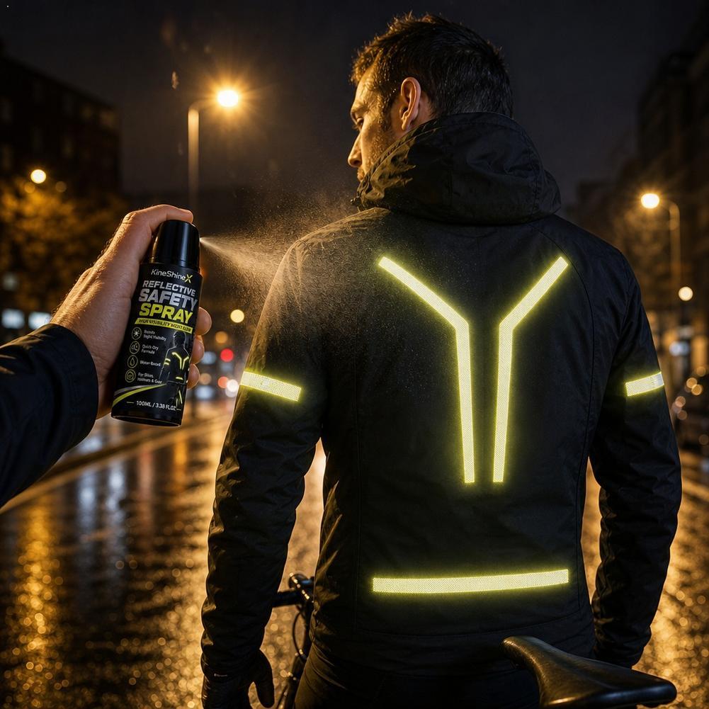 Cycling Commute Clothes - Spray odblaskowy o wysokiej widoczności do